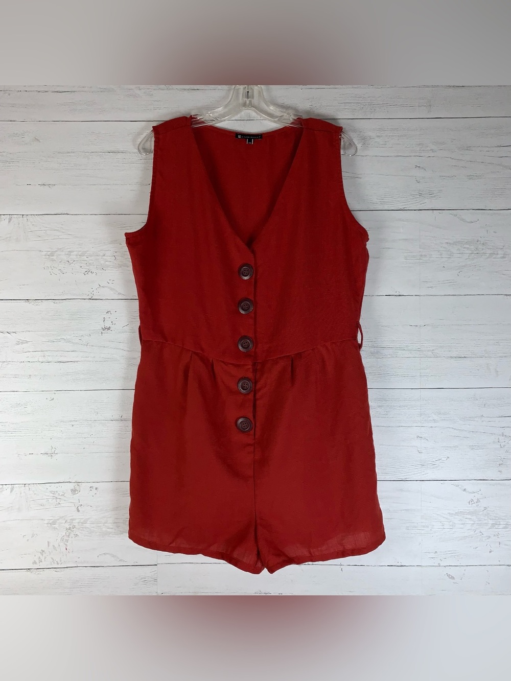Liz Minelli sienna romper front button size XL juniors